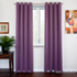 SOFITER Blockout Curtains purple color fabric