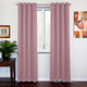 SOFITER Blockout Curtains pink color fabric