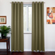 SOFITER Blockout Curtains olive color fabric