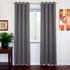 SOFITER Blockout Curtains dark gray color fabric